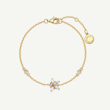 FANCIME "Ms Vega" Twinkling Star Alpha Lyrae Sterling Silver Bracelet
