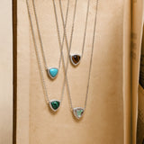 Trinity Essential Silver Necklace in Tiger's Eye