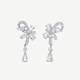 Wisteria Vine Silver Earrings