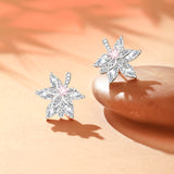 “Maple Majesty” Elegant Sterling Silver Earring
