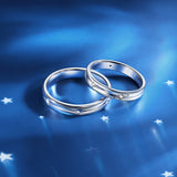 FANCIME "Starlit Melody" 情侶承諾純銀星星對戒