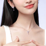 Wisteria Vine Silver Earrings