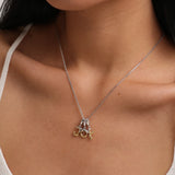 Molten Love Initial Charm Letter O in Sterling Silver