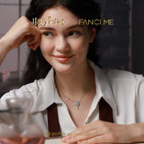 哈利波特 x FANCIME 愛情魔藥銀項鍊 拉絲質感設計
