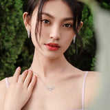 "綻放玫瑰" 純銀項鍊