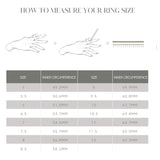 FANCIME 五重光輝圓形切割莫桑石純銀戒指