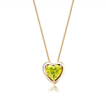 FANCIME Stunning Birthstone 14K Yellow Gold Necklace Main