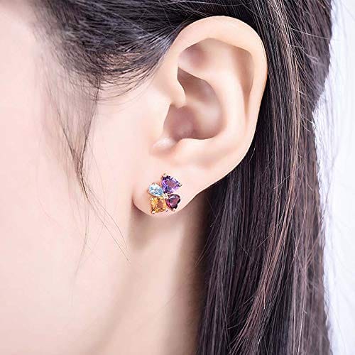 14k "Rainbow Flower" Studs - FANCI ME