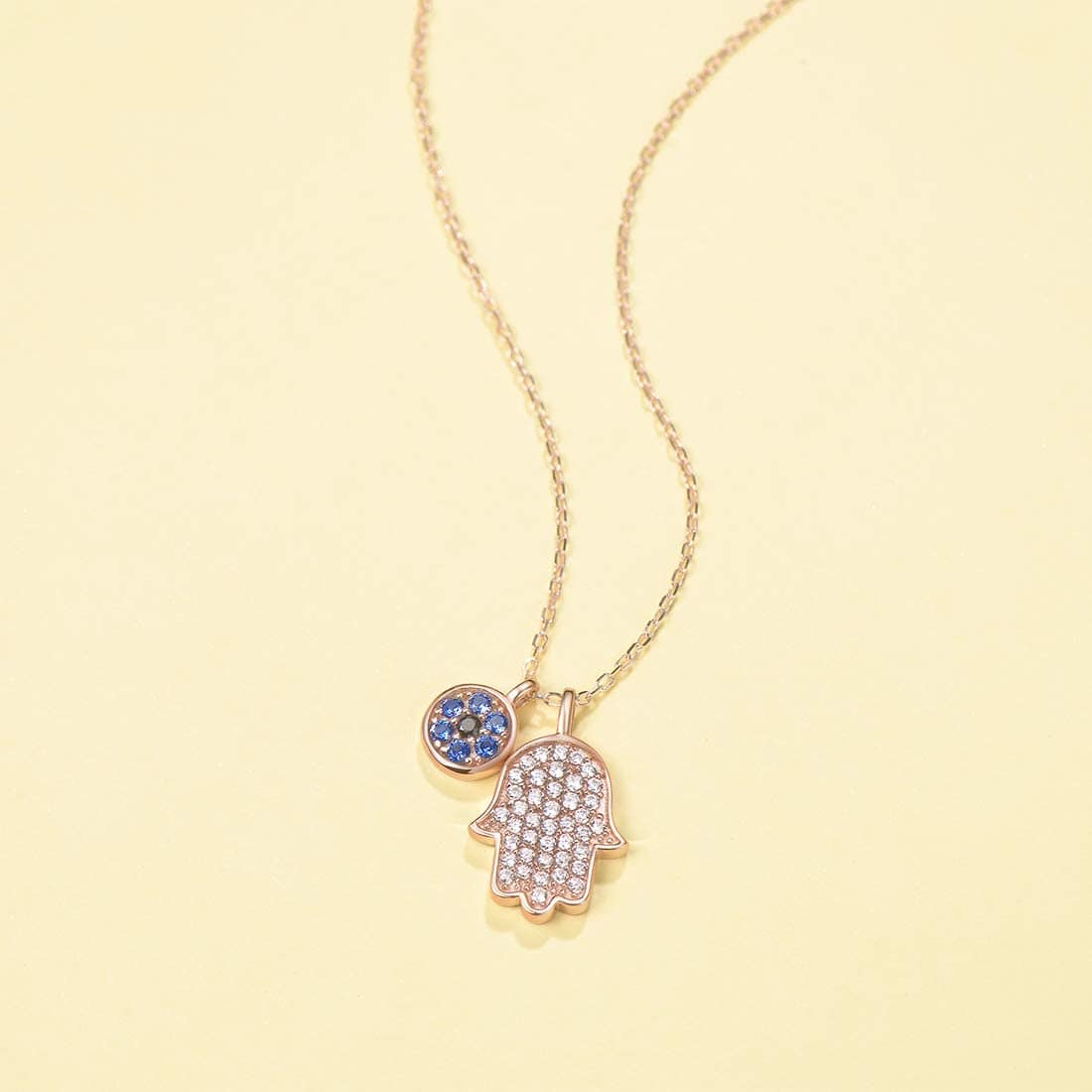 Protection necklace gifts made with solid gold