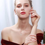 FANCIME "Birthstone" October Gemstone Sterling Silver Necklace Show2