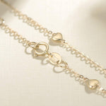 FANCIME Friendship Charm 14K Yellow Gold Bracelet  Link