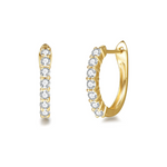 FANCIME Small Huggie 14K Yellow Gold Hoop Earrings Main