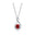 FANCIME "Birthstone" Garnet January GemstoneSterling Silver Necklace Main